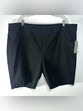 Soft Surroundings Superla Stretch Black Shorts Size 3X